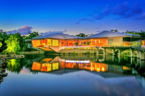 Front of property – evening/night