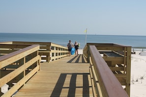 On the beach