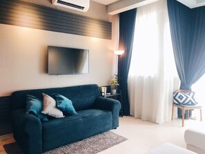 Living area - KLCC Marc Residence. (Kuala Lumpur City Centre)