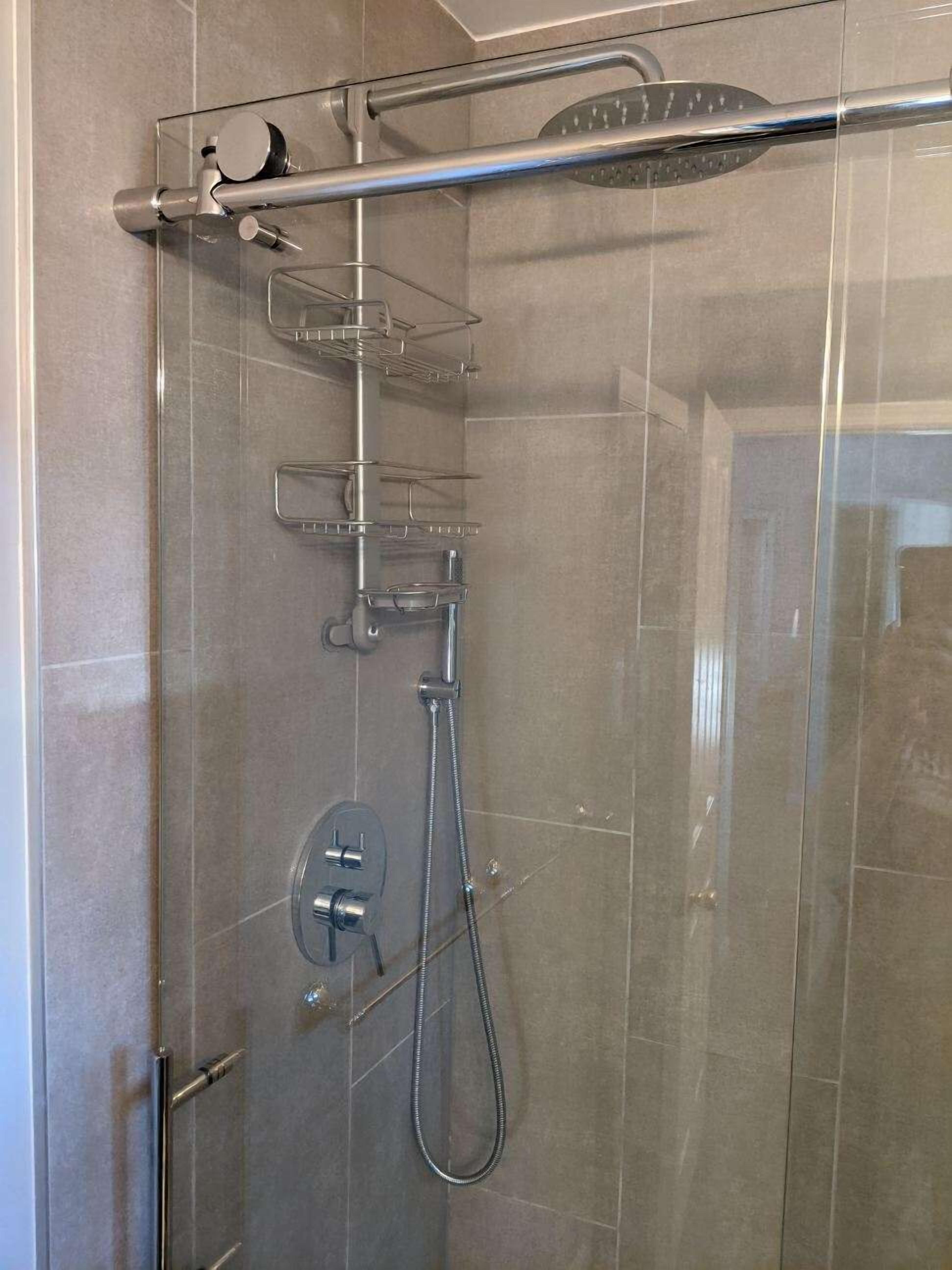 New Shower in first bathroom