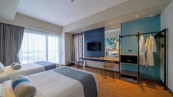 Minibar, két bảo mật tại phòng, bàn