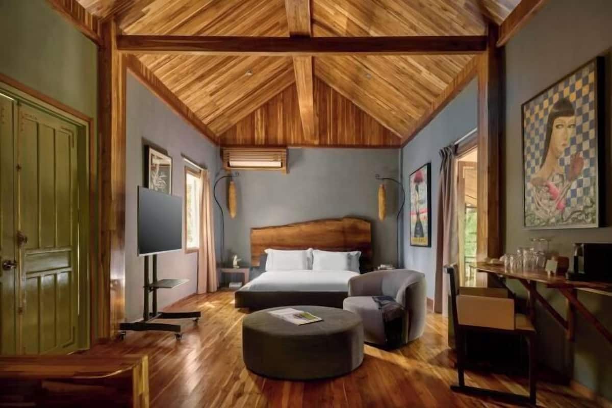 Sábanas de algodón egipcio, ropa de cama de alta calidad y minibar