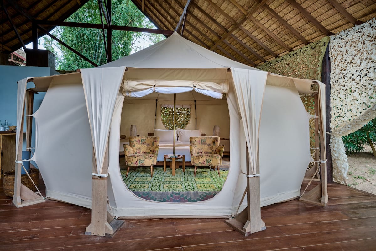 Classic Tent, 1 Bedroom, Non Smoking, River View | 1 bedroom, Egyptian cotton sheets, premium bedding, minibar