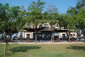 Majoituspaikan julkisivu