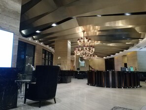 Sala de estar en el lobby