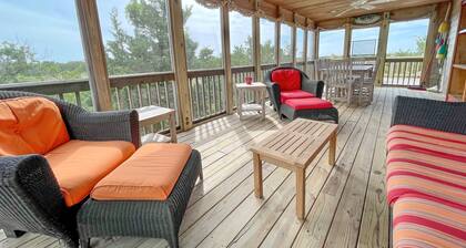 Bluefin: Nautical and eclectic artwork, and amazing marsh views.