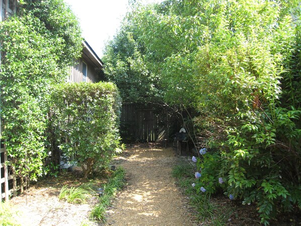 Property grounds - Cabana III:  Perfect getaway for two that offers a shared pool. (Ocracoke)