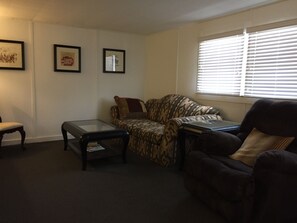 TV, DVD player, books