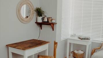 Basic Double Room, Garden View | In-room safe, individually decorated, individually furnished