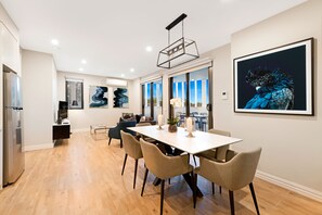 Two Bedroom Standard | Living area | 42-inch flat-screen TV with digital channels, LCD TV - Manhattan Apartments - Glen iris (Glen Iris)