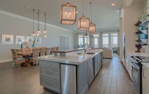 Microwave, coffee/tea maker, ice maker