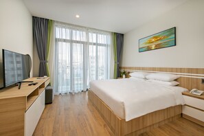 Family Apartment, 2 Bedrooms | Minibar, in-room safe, desk, blackout drapes