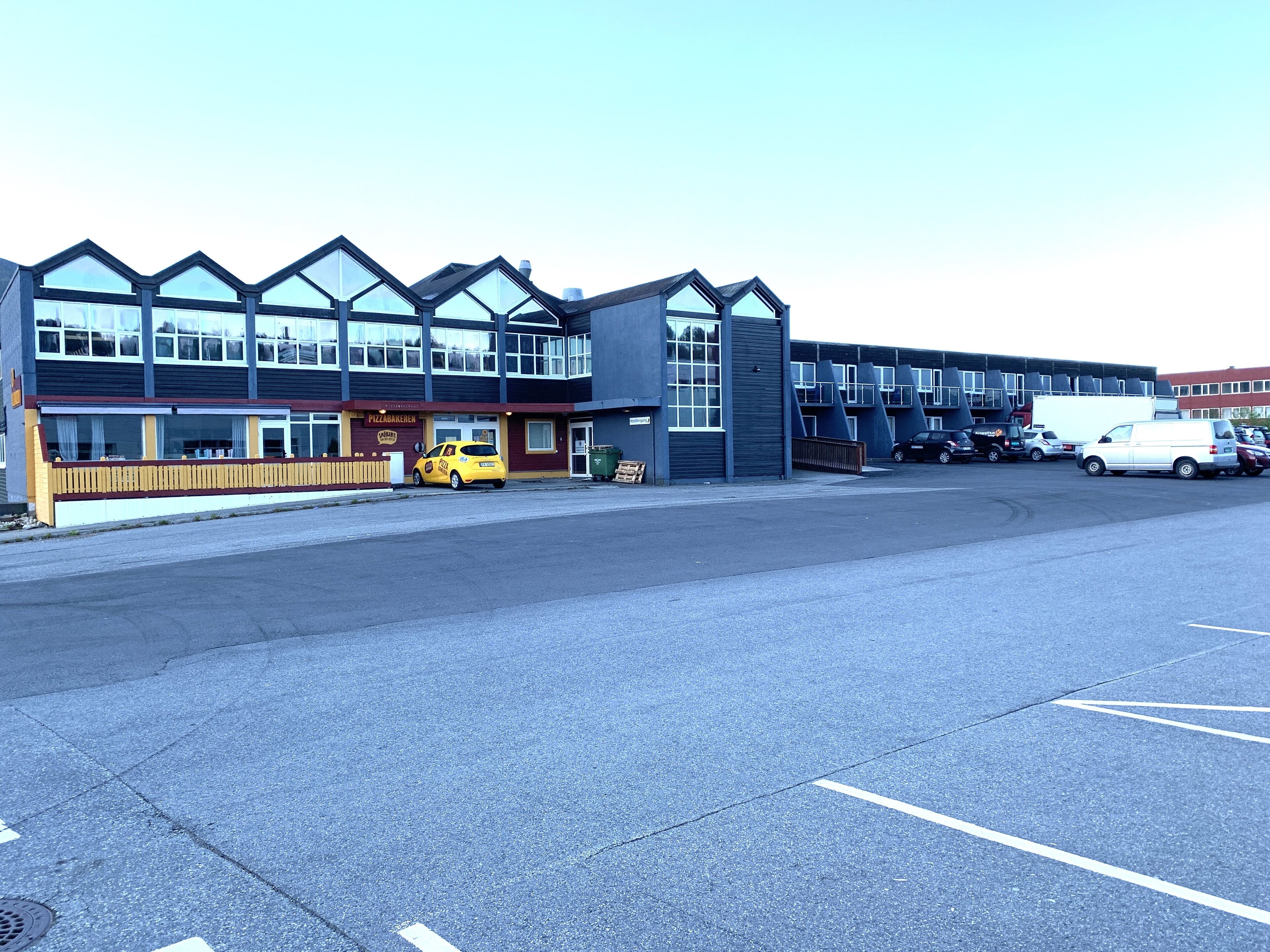 Overnatningsstedets facade