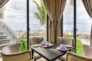 Breakfast, lunch, dinner served; American cuisine, beach views - Seaside Boutique Resort Quy Nhon (Song Cau)