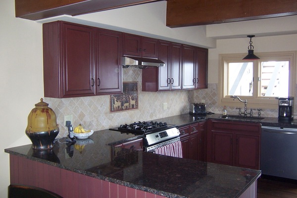 Kitchen with chef's appliances