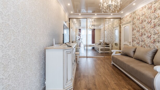 1 bedroom, iron/ironing board, free WiFi, bed sheets - Forum VIP Apartment 1 (Lviv)
