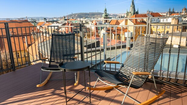 Panoramic Loft Suite with Terrace - accessible by stairs only | Terraza o patio
