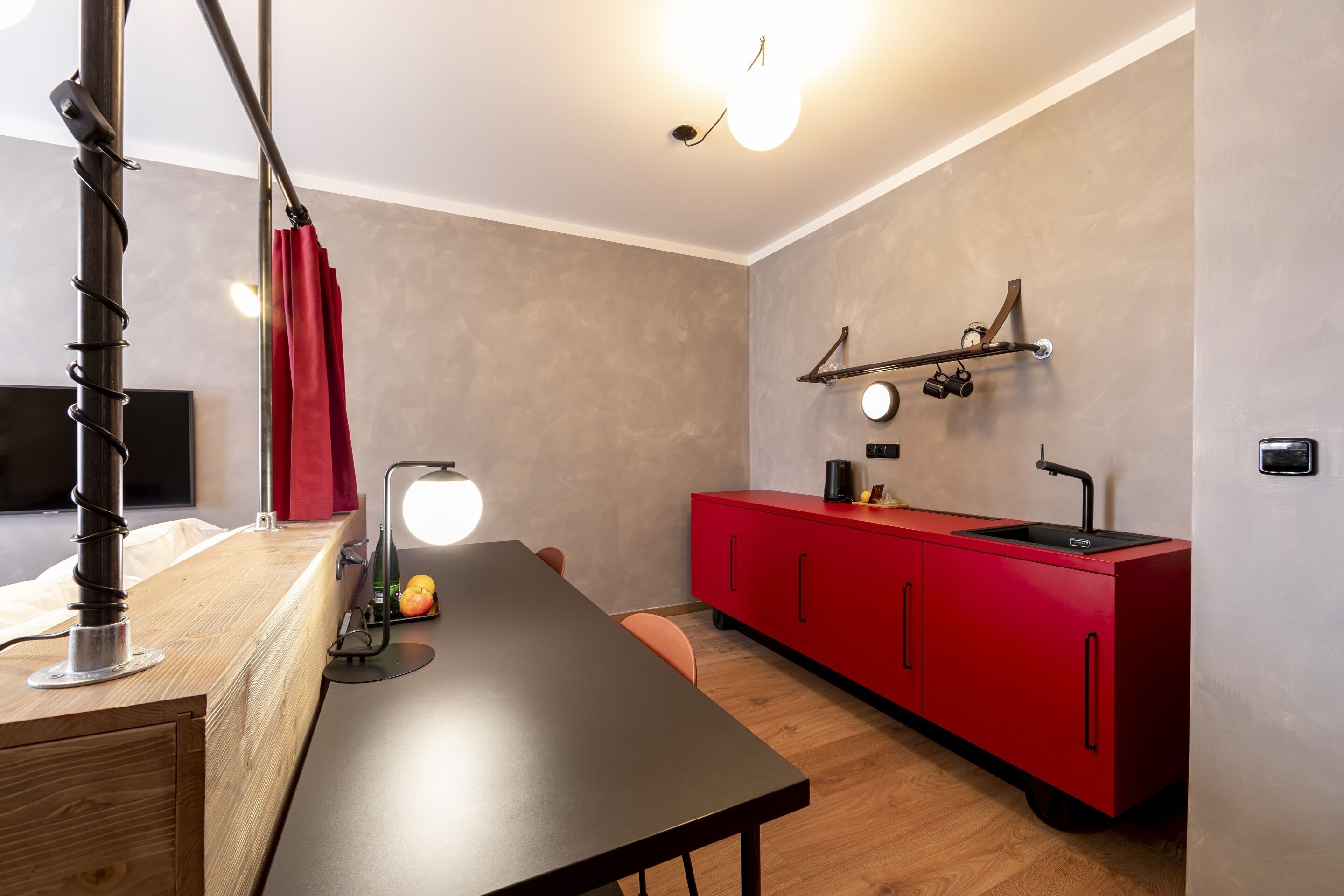 comfort double or twin room | living area | 42-inch flat-screen tv with cable channels, tv