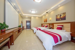 Premier Room, Non Smoking | Blackout drapes, free WiFi, bed sheets - Fu Yin Apartment (Xi'an)