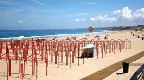 Beach nearby, sun-loungers