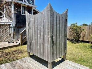 Property grounds - Mosby's Manor:  Eclectic design, unique interior, distant sound views. (Ocracoke)