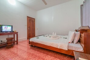 Dobbeltrom – superior | Skrivebord, wi-fi (inkludert) og sengetøy