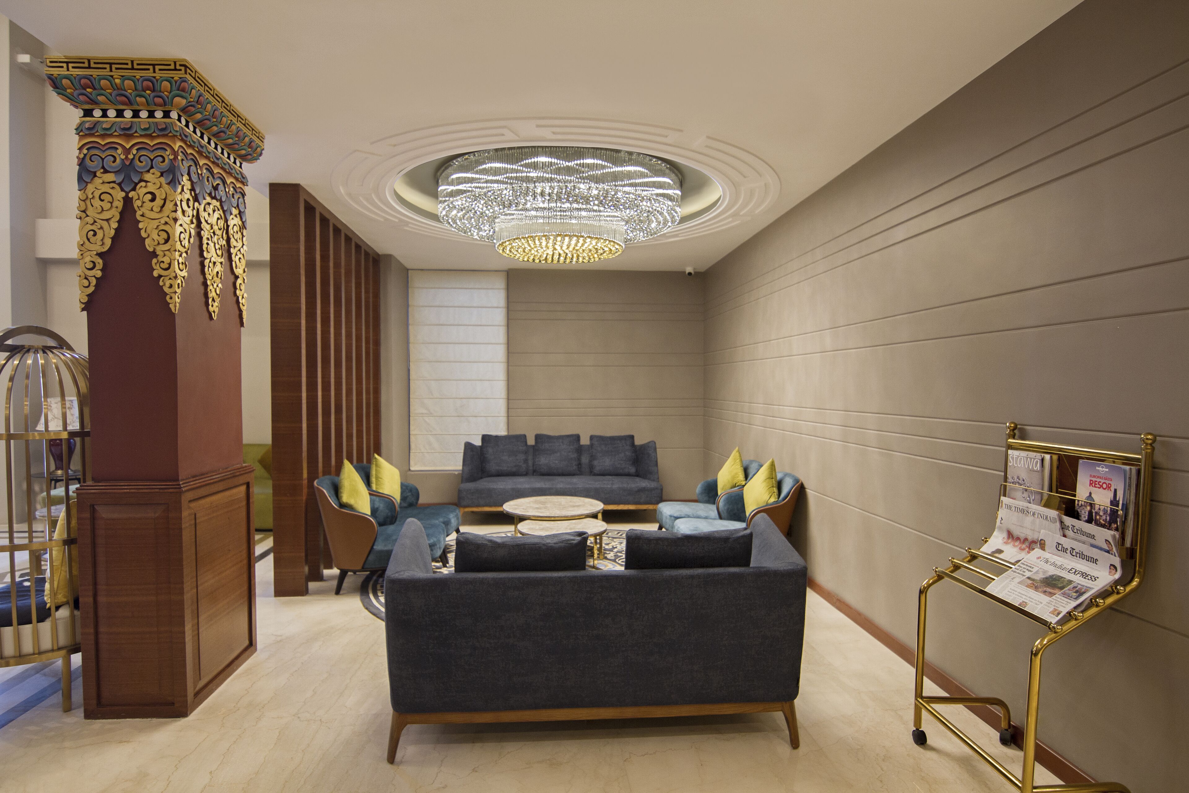 Lobby sitting area