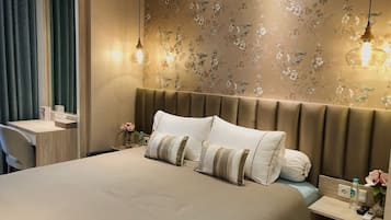 Căn hộ dành cho gia đình, 1 phòng ngủ, bếp | 2 phòng ngủ, bộ đồ giường cao cấp, nệm có lớp đệm bông