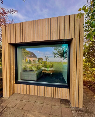 Private Nature Lodge at Dike entouré d'eau