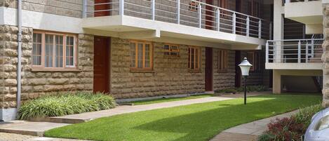 Façade de l’hébergement