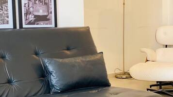Apartamento conforto | Área de estar | Smart TV, Netflix, serviços de streaming