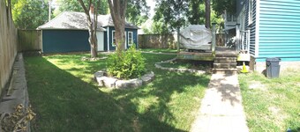 Aunt's place in town