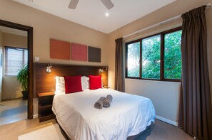 Upstairs Apartment | In-room safe, desk, laptop workspace, iron/ironing board