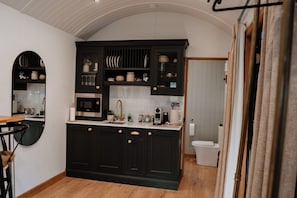 Exclusive Cabin | Private kitchen | Espresso maker, coffee/tea maker, electric kettle - Rylands Farmhouse (Wilmslow)