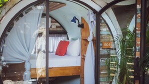 Chambre, salle de bains commune (Cylinder) | Accès au Wi-Fi (inclus), literie fournie