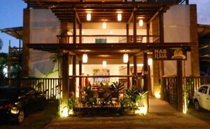 Front of property – evening/night