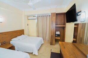 Junior Room, 2 Double Beds | Air conditioning
