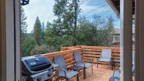 Cabin, 2 Bedrooms | Balcony view