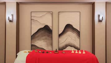 Couples treatment room(s), steam room, body treatments, body scrubs