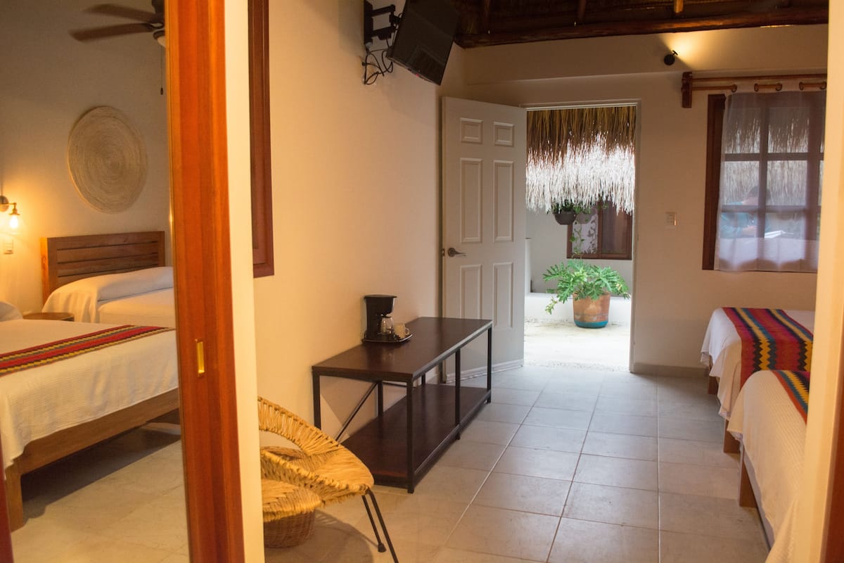 standard double or twin room, pool view | 1 bedroom, in-room safe, iron/ironing board, free cots/infant beds