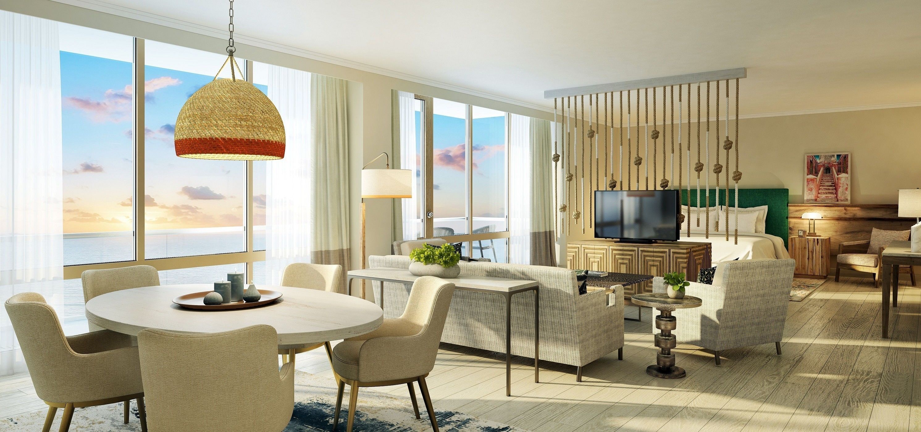 preferred club presidential suite king | premium bedding, free minibar, in-room safe, desk