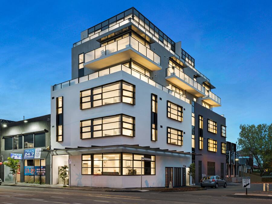 Front of property - evening/night