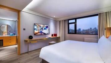 Down duvets, memory-foam beds, minibar, individually decorated