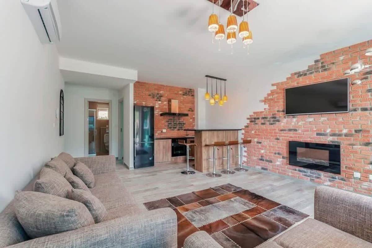 Apartment, 2 Bedrooms (Loft) | Living area | Flat-screen TV