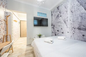 Departamento básico | 1 habitación, sábanas de algodón egipcio y ropa de cama de alta calidad 