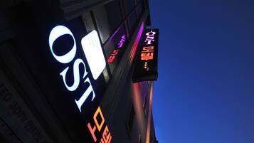 Front of property - evening/night