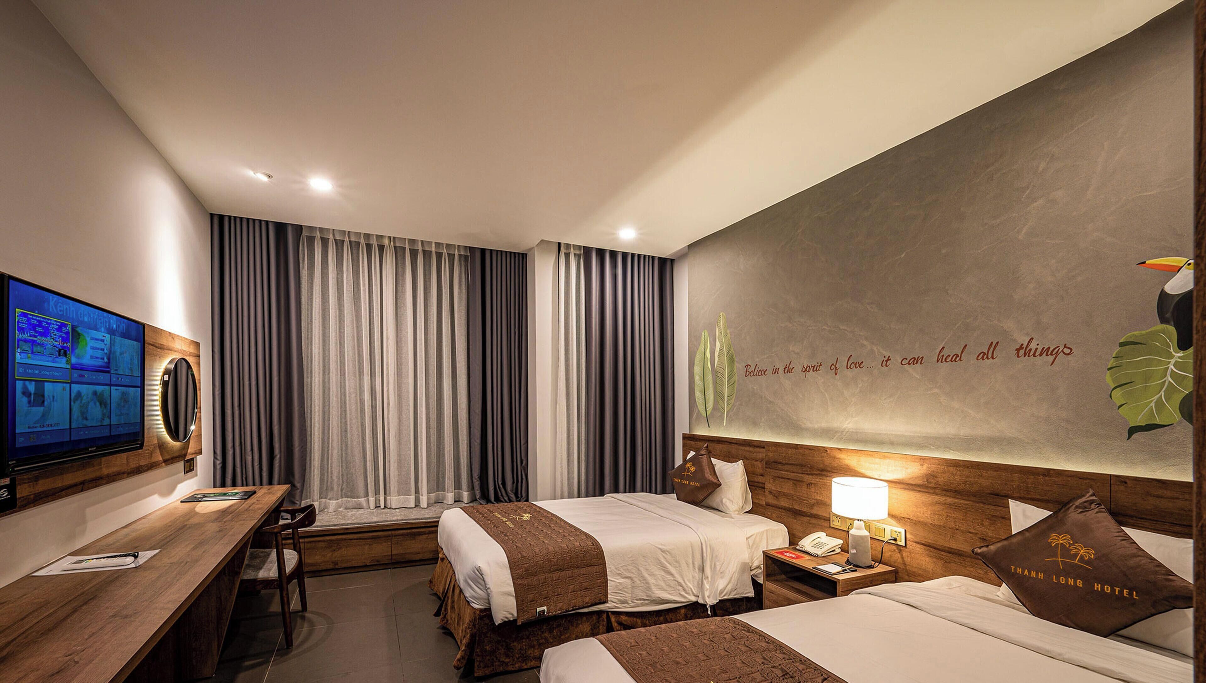 Premium bedding, memory foam beds, minibar, individually decorated