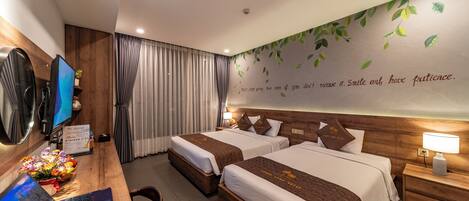 Family Triple Room | 1 bedroom, premium bedding, memory foam beds, minibar