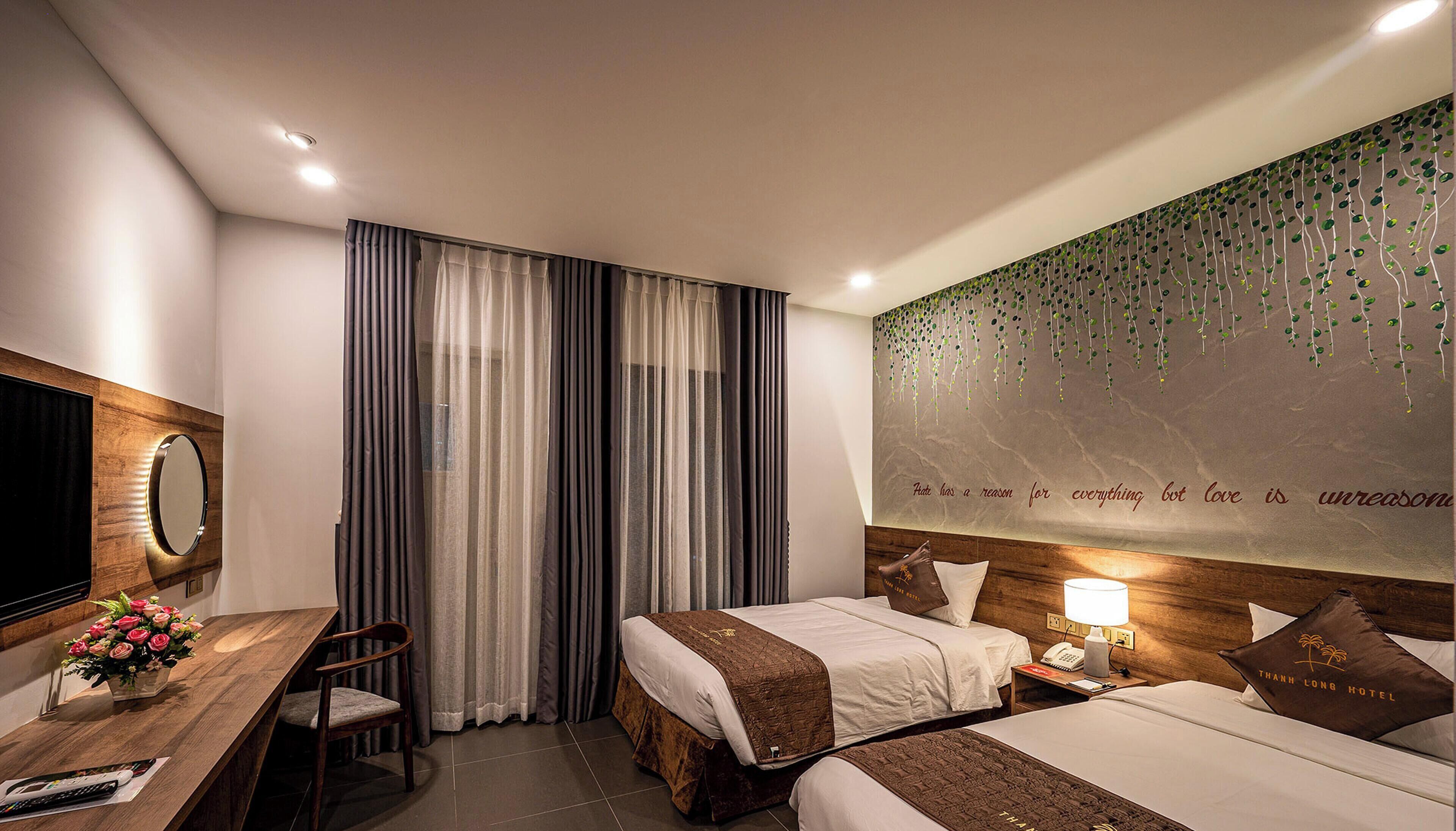 Premium bedding, memory foam beds, minibar, individually decorated