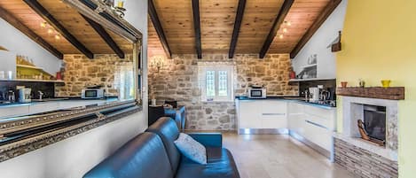 Villa, 2 Bedrooms | Living area | Flat-screen TV, DVD player